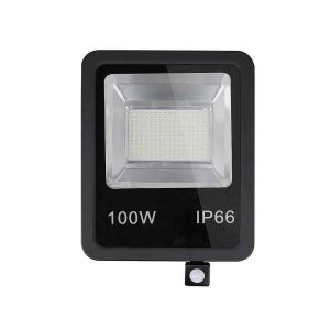 Proyector - olivino - negro - 100w - detector de movimiento - 9000 lúmenes