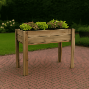 Huerto urbano- mesa de cultivo nika  madera  vidahuerto 100x50x74 cm