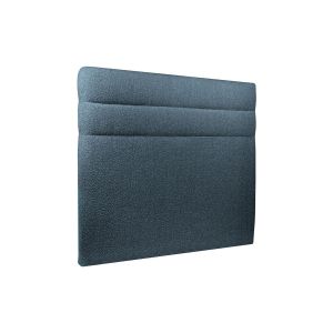 Cabecero 200 cm lines - tejido rizado azul - azul