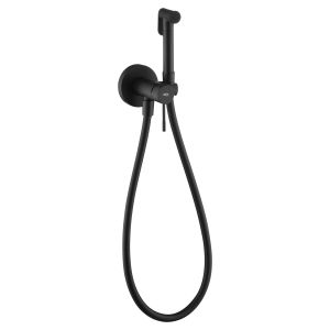 Grifo empotrado de bidé génova negro mate