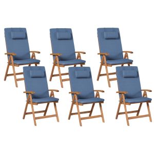 Silla de jardín marrón claro java premium