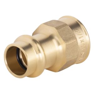 Conexión de cobre a prensar ø16 - hembra 1/2'