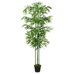 Árbol de bambú artificial con 864 hojas verde 180 cm eerf4316