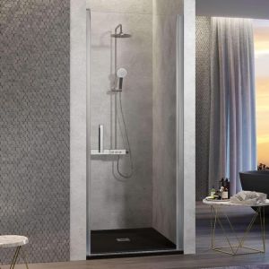 Puerta abatible de ducha nardi 55-59  cm