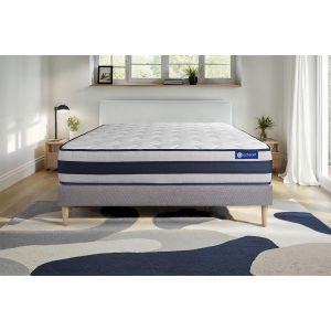 Pack colchón actimemo ergo 120x190cm + somier, espuma viscoelástica, 5 zona