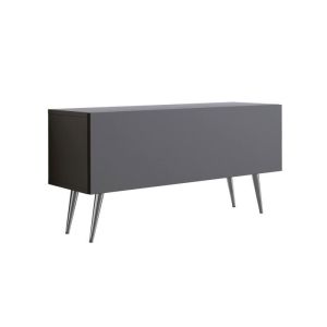 Mueble tv - antracita - 100 x 52 x 32 cm