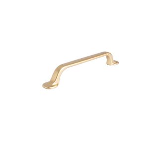 Tirador zamak cadier dist. 128mm. Acabado oro satinado