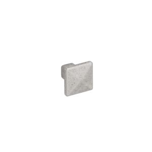 Pomo para muebles en zamac diámetro 24 x 22mm plata brillante lote de 6
