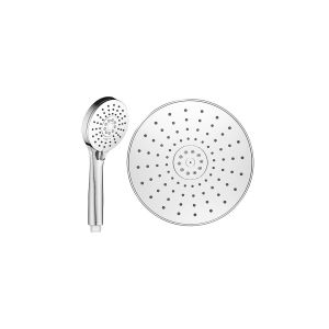 Pack cabezal y alcachofa ducha plata brillo bl-3005-dz  | cromo brillo