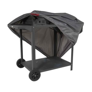 Oviala - funda para barbacoa rectangular 110 x 58 x 60 cm gris