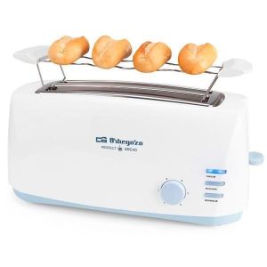 Tostadora eléctrica - orbegozo - to 4500 - 1400w - 4 rebanadas - 6 niveles