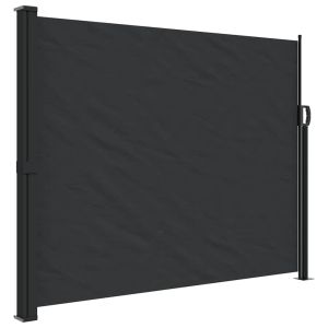 vidaXL toldo lateral retráctil negro 160x300 cm