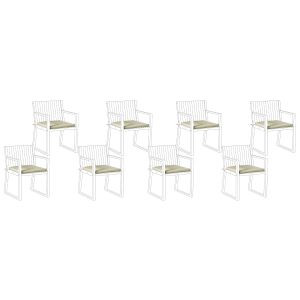Cojín de asiento verde claro sassari premium