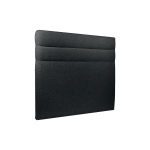 Cabecero 150 cm lines - tejido rizado negra - negro