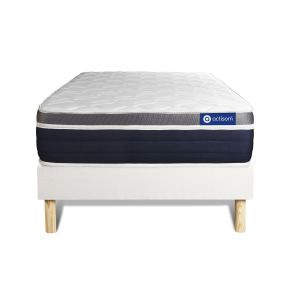 Pack colchón actimemo confort 90x190cm + somier multiláminas, espuma viscoe