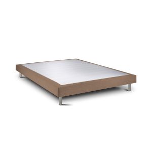 Base de cama rígida 15 tribu taupe  195 x 140 cm altura 30 cm  indream