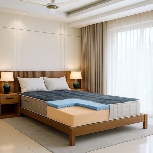 The white stone colchón 120x190 cm de memory foam, altura 18 cm