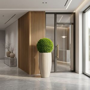 Esfera de boj artificial jibuti verde lima ø 33 cm hdpe | naturing monde