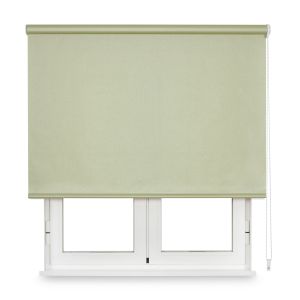 Estor enrollable traslúcido metallics verde 135 x 190cm