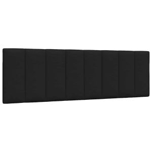 Cabecero de cama acolchado tela negro 160 cm eso3462