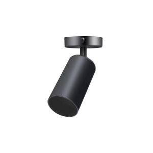 Foco aplique de techo giratorio para bombilla gu10 color negro
