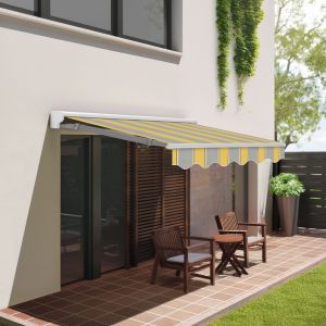 Toldo manual retráctil 4x2,5m agb poliéster – semicofre