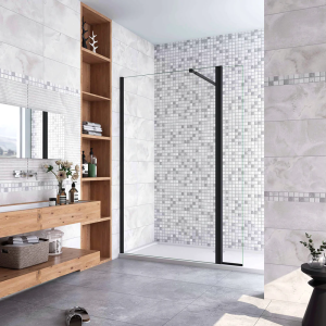 Mampara de ducha fija,fijo+giratorio,barra 73-120cm,(120+40)x200cm