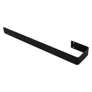 Toallero baño de 50cm colgador toallas de cocina, soporte acero negro