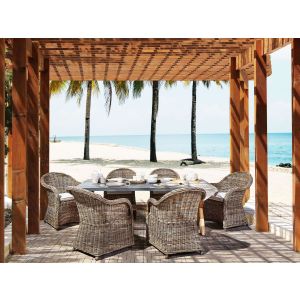 Conjunto de comedor natural susua/olbia