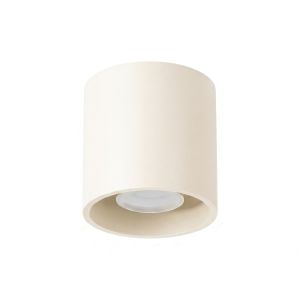 Plafones orbis 1 beige aluminio 10x10x10cm