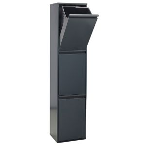 Arregui basic cr304-b cubo de basura y reciclaje de acero 3 x 17 l (51 l)