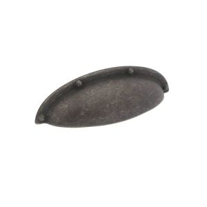 Tirador para mueble en zamac 5230 dist entre ejes 64mm negro lote de 25