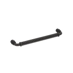 Tirador para mueble en zamac 825 dist entre ejes 160mm negro lote de 25