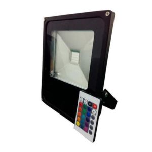 Rgb 10w LED LED ip66 black flat
