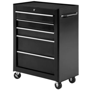 Carro de herramienta 61.5x33x82.5 cm lámina de acero Homcom