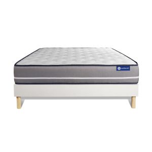 Pack colchón actilatex pur 180x190cm + somier multiláminas, látex y espuma