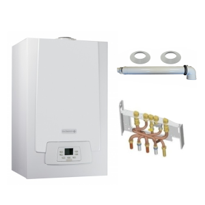 Caldera de condensación de gas de dietrich mpx mi slim 33 kw, completa