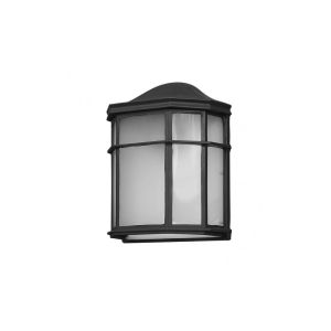 Bellatrix outdoor wall light 1xe27 aluminium / polycarbonate black