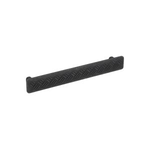 Tirador para mueble en zamac 789 dist entre ejes 160 mm negro lote de 6