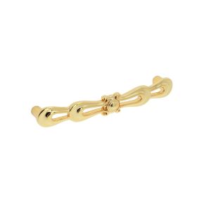 Tirador para mueble 791 en zamac dist entre ejes 128 mm dorado lote de 25