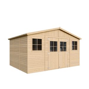 Cobertizo de madera para jardín - a246x418x220cm/8m2 - Timbela m332