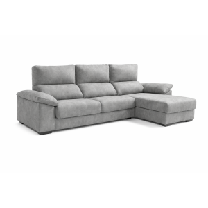 Dupi sofá chaiselongue sleep pro | arcón reversible | gris