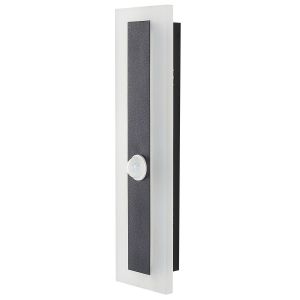 Lámpara de pared LED para exterior savane con sensor de movimiento negro