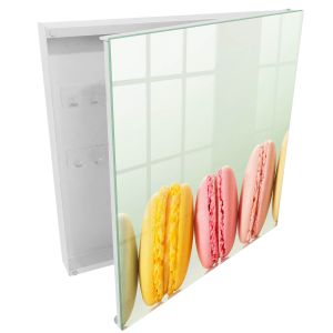 Caja guarda llaves 30x30x5 delicias coloridas, apertura derecha