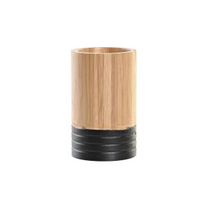 Vaso de bambú 7x7x11cm natural