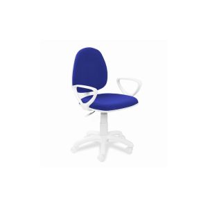 Silla de escritorio con ruedas y reposabrazos 89-98 cm dolphin azul dolphin