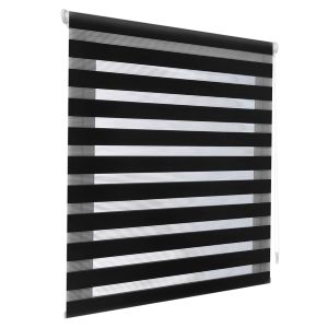 Home mercury-estor doble capa, noche y día (45 x 180 cm,negro)