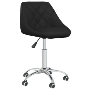 Cadeira de escritório - helloshop26 - modelo giratório - couro sintético pr