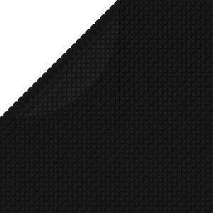 vidaXL cubierta de piscina pe negra 417 cm