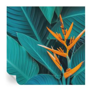 Murales autoadhesivos flores frondosas 250x250 tulup